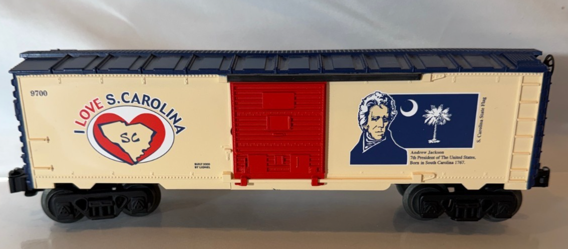 Lionel 19987 -O Scale I Love South Carolina Boxcar1