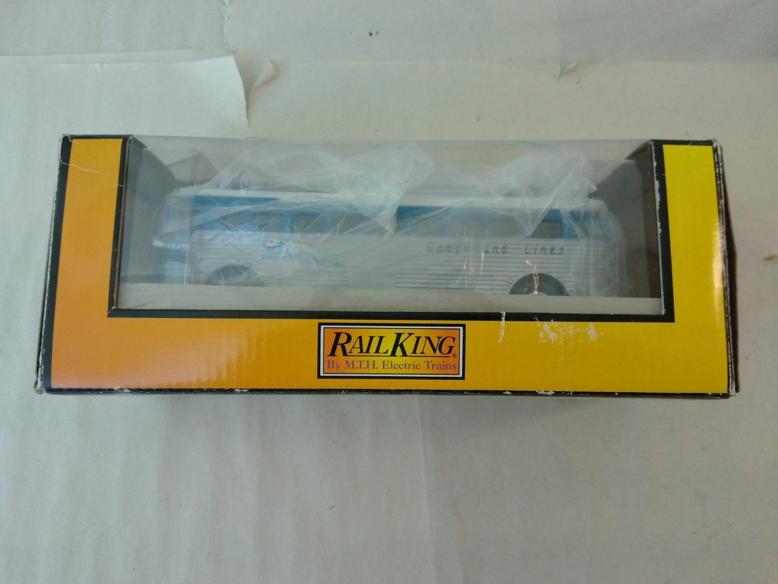 Rail King 30-50021 O Scale Greyhound 1943 Los Angeles Die-Cast Bus2