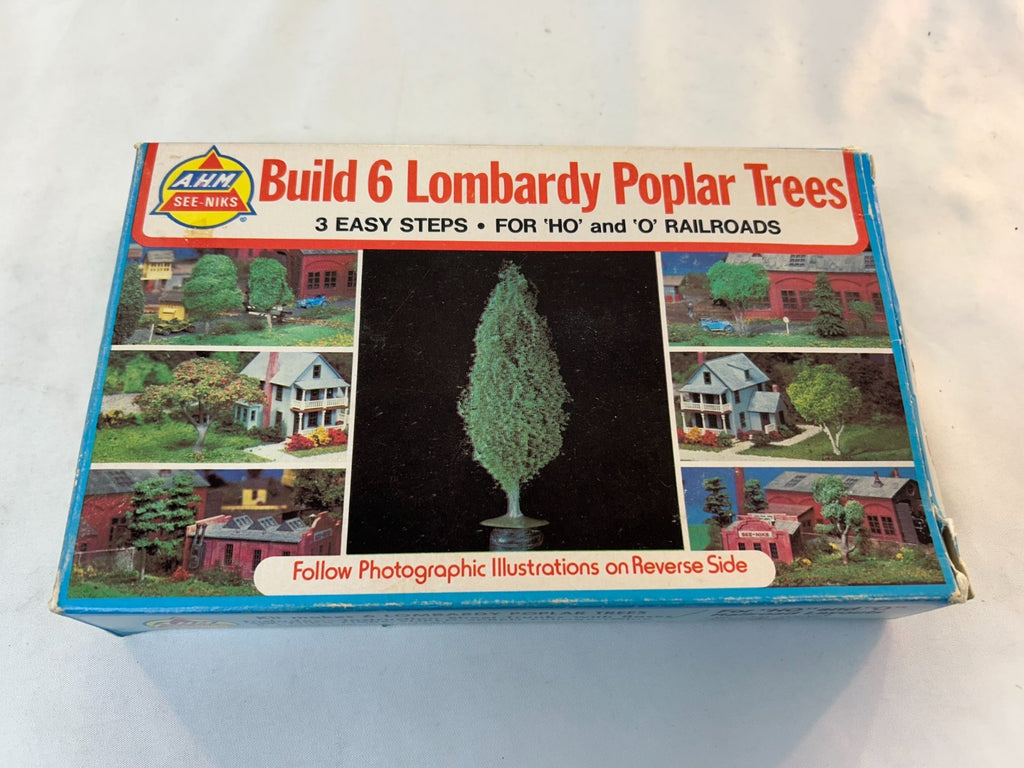 AHM See-Niks 3710-09 HO/O Scale Kit for 6 Lombardy Poplar Trees0
