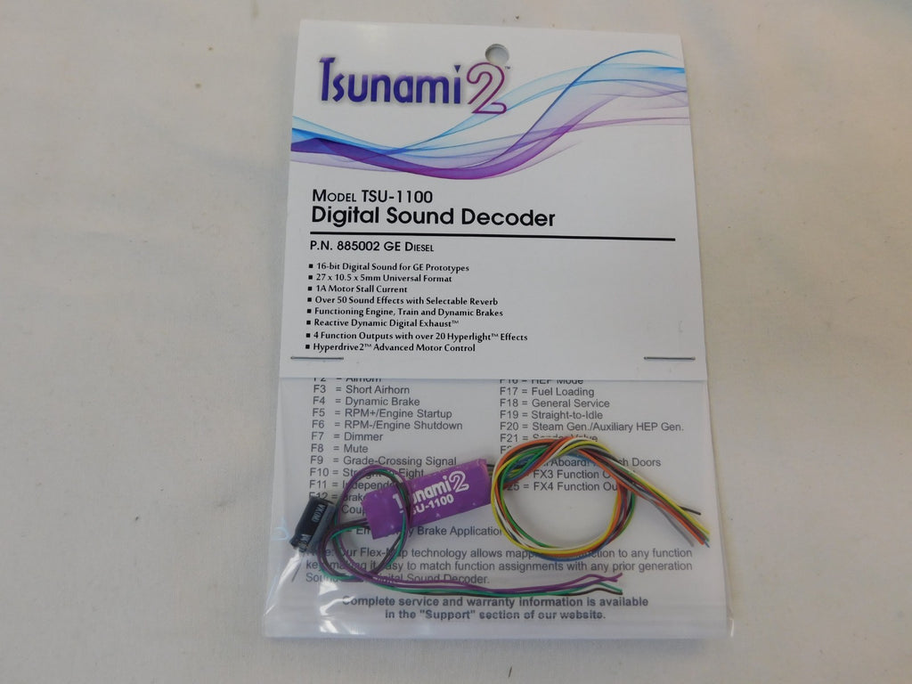 Soundtraxx Tsunami 2 885002 GE Diesel TSU-1100 Digital Sound Decoder0