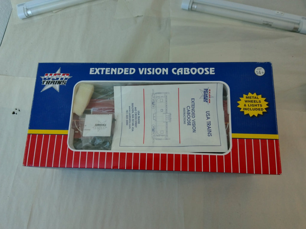 USA Trains R12101A G Scale Extended Vision Caboose Santa Fe #9997112