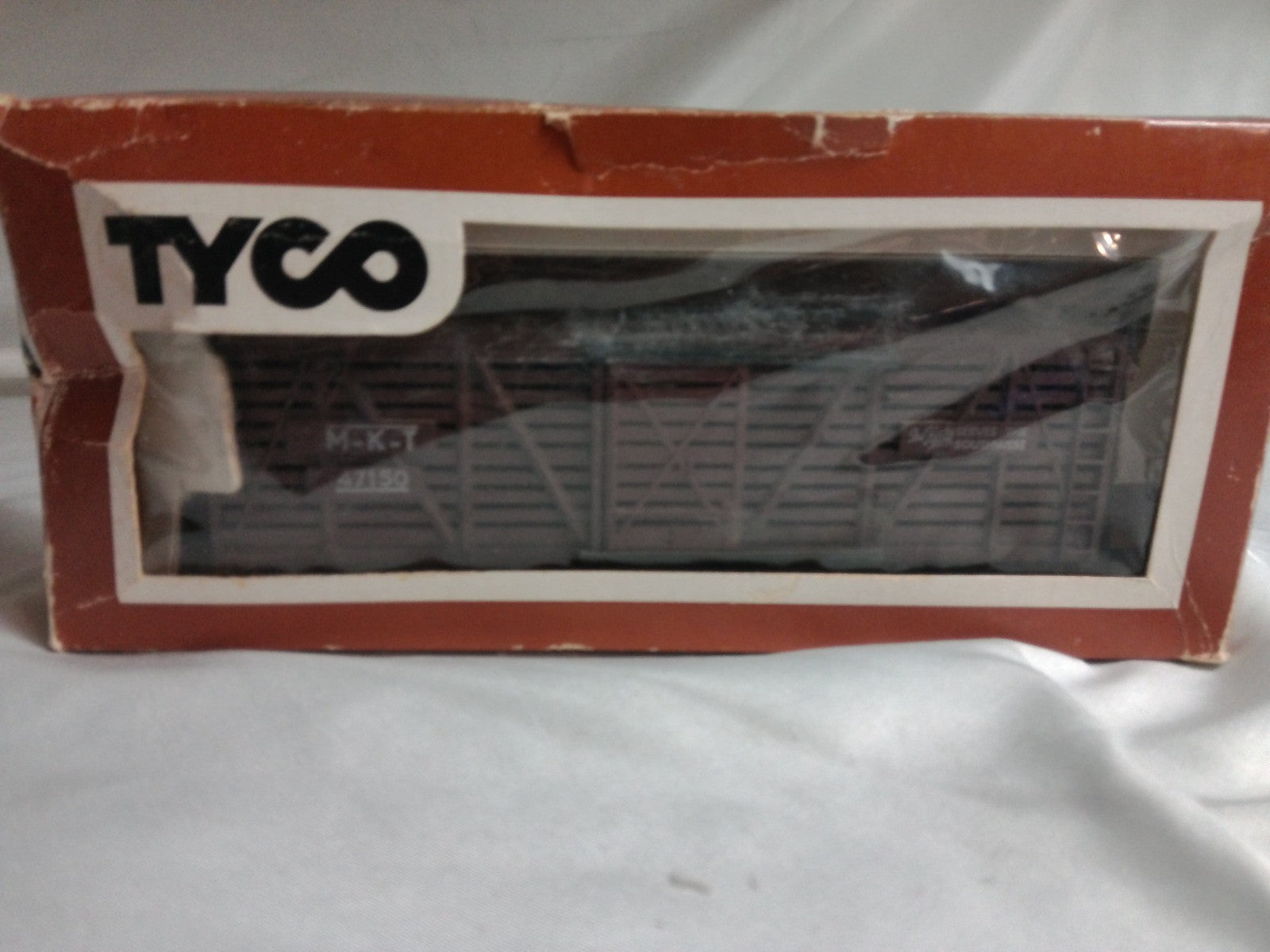 Tyco HO Scale M.K.T. The Katy Stock Car Cattle Car Road #47150 Vintage0