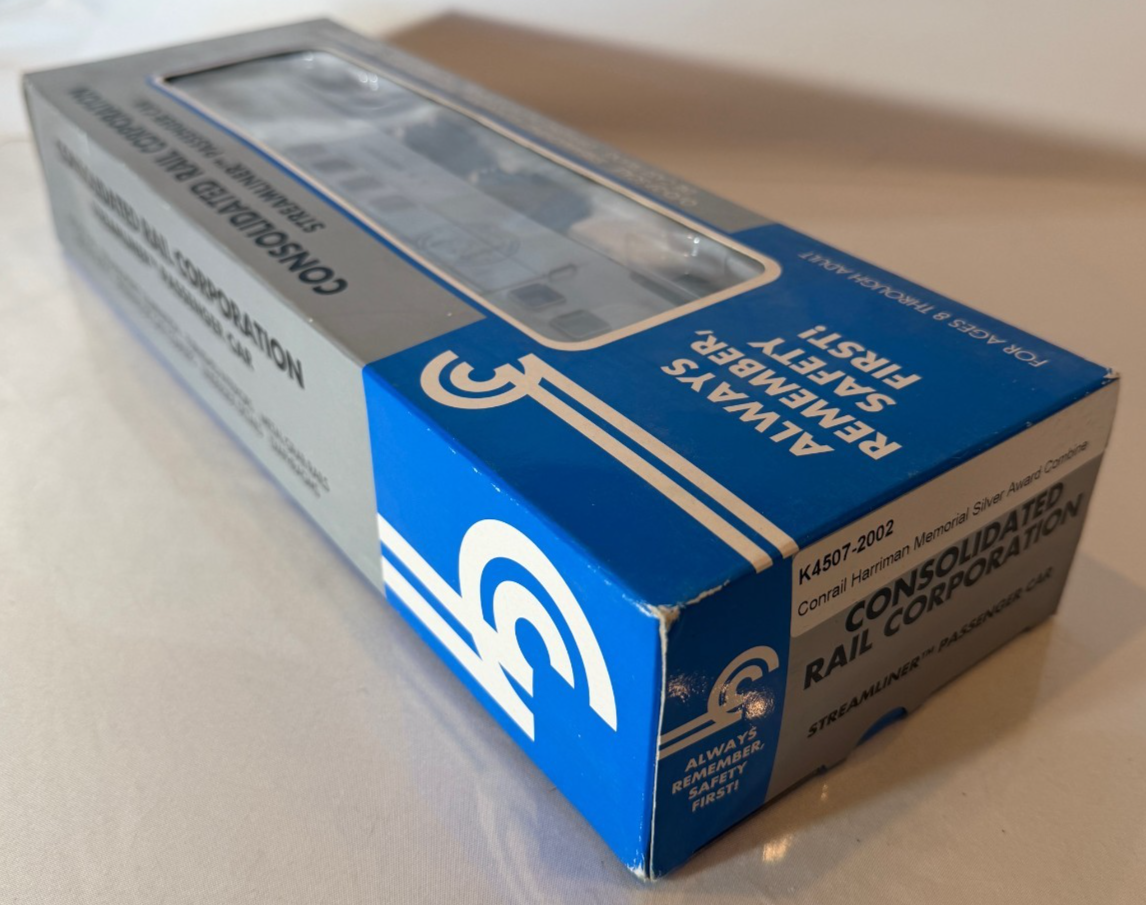 K-Line 4507-2002 - O Scale Conrail Harriman Memorial Silver Award Combine1
