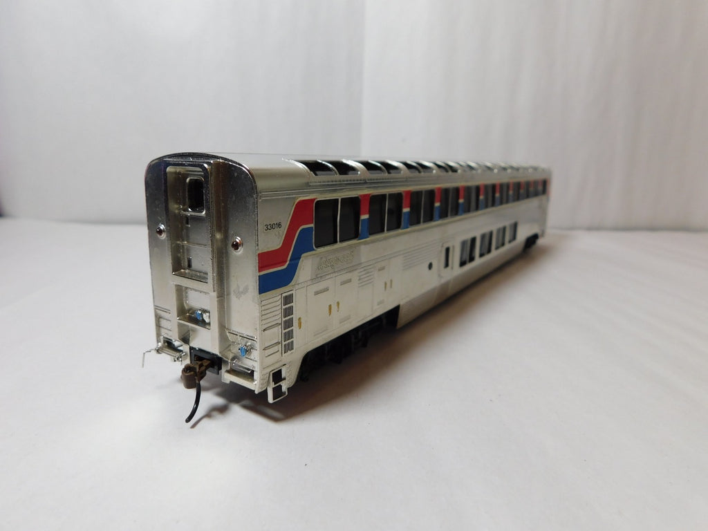 PFM Samhongsa HO Scale Amtrak Superliner, Lounge Cafe #33016 BRASS2