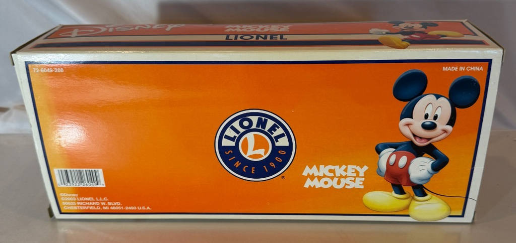 Lionel 26049 - O Scale Disney Mickey Mouse Speedboat Willie Flatcar W/Boat4