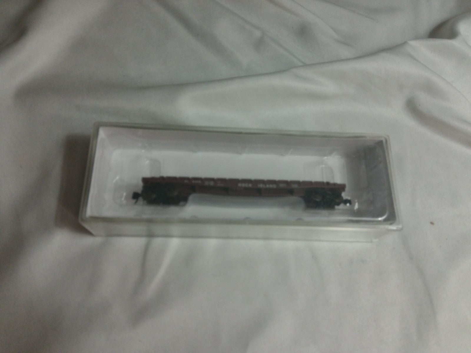 Walthers N Scale Rock Island GSC Flat Car Rolling Stock #932-8215 Boxed5