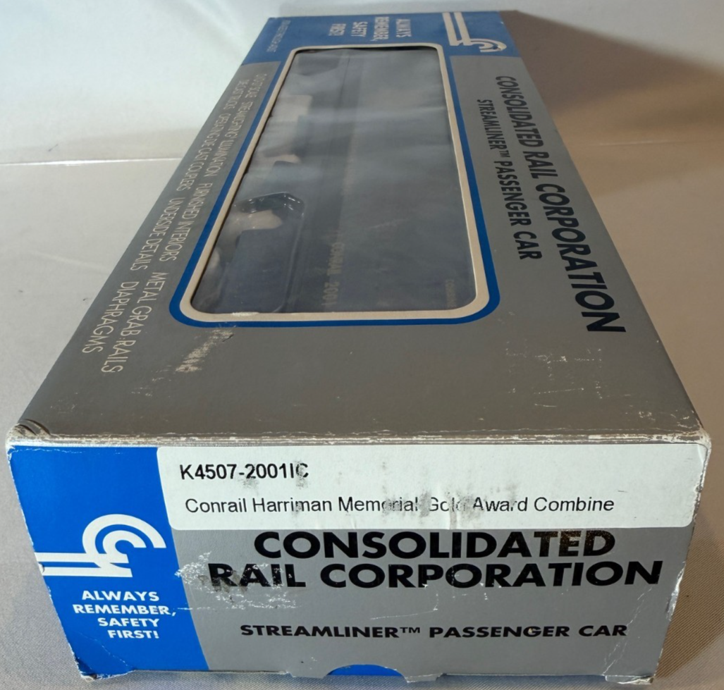 K-LINE 4507-201IC - O CONRAIL STREAMLINER PULLAN PASSENGER CAR 20013