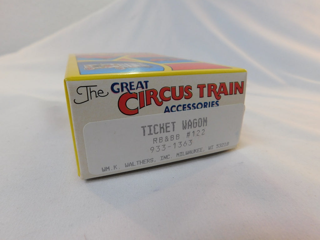 Walthers 933-1363 The Great Circus Train HO Ticket Wagon RB&BB #1221
