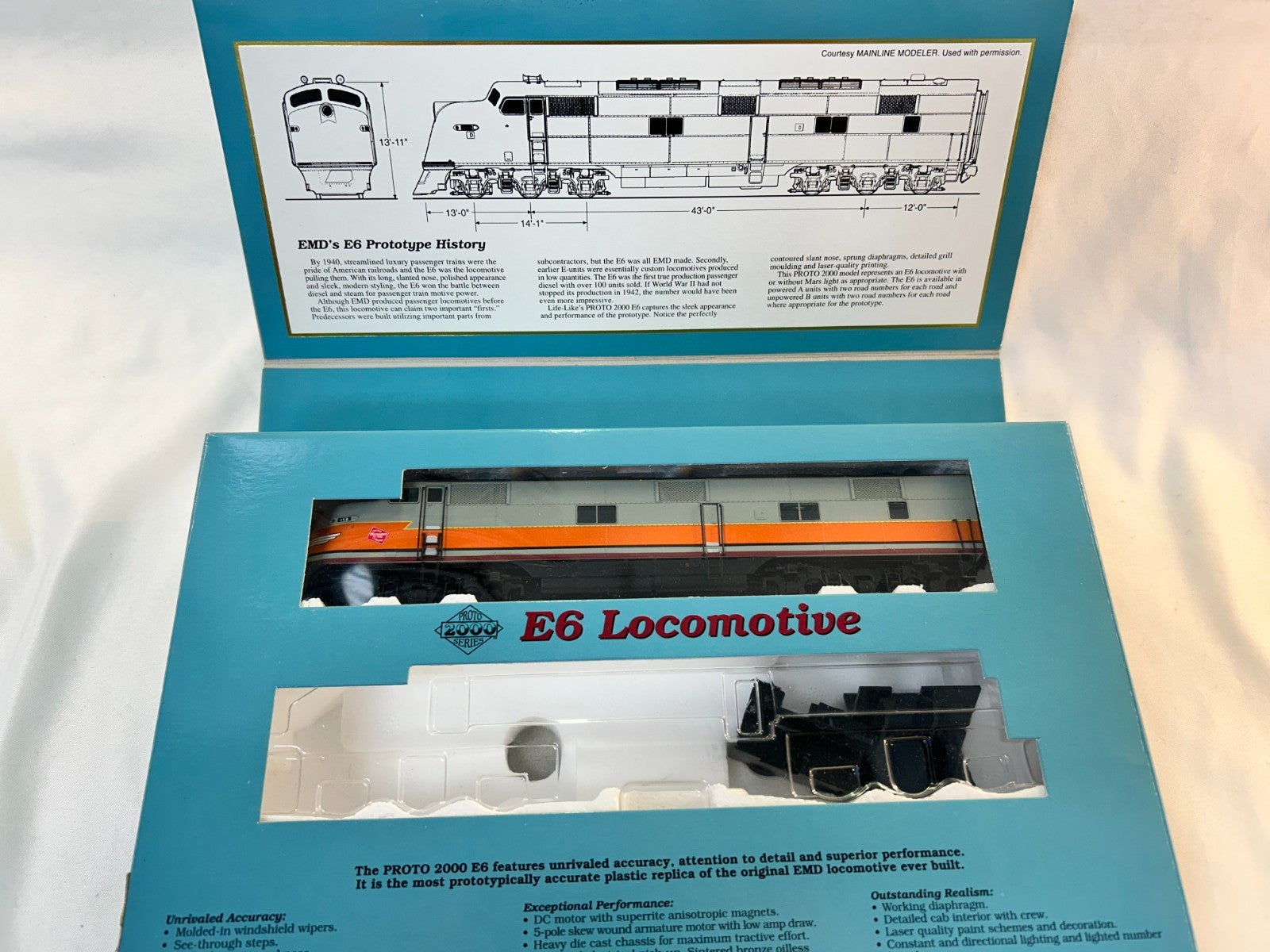 Life-Like Proto 2000 Series 23231 EMD E6 Locomotive, MILW #15B *FREE SHIPPING*2