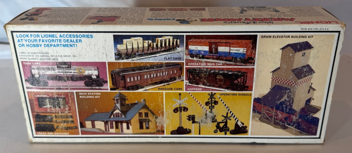 Lionel Walt Disney's Mickey Mouse Express Hi Cube Box Car 6-96607