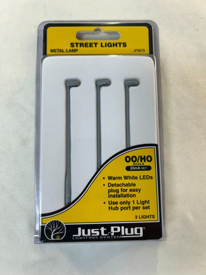 Woodland Scenics Just Plug Lighting System JP5675 HO Street Lights, Metal Lamp