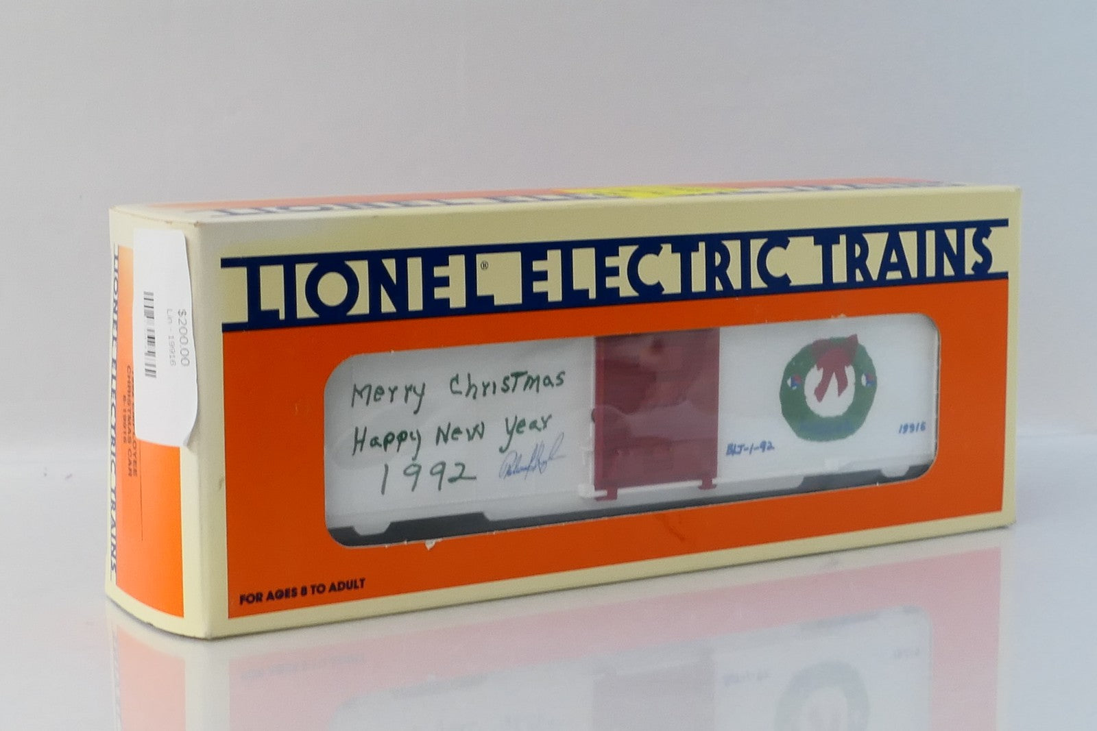 Lionel 19916 - O Scale 1992 Employee Christmas Boxcar8