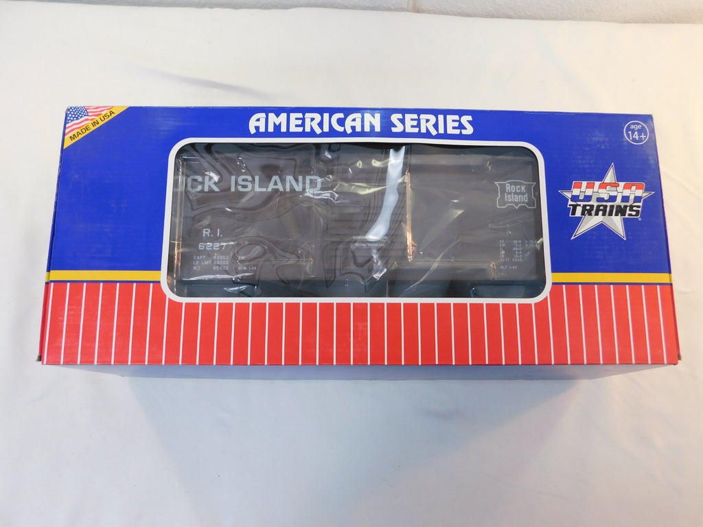 USA Trains R19104C G Scale Steel Box Car Rock Island #62271