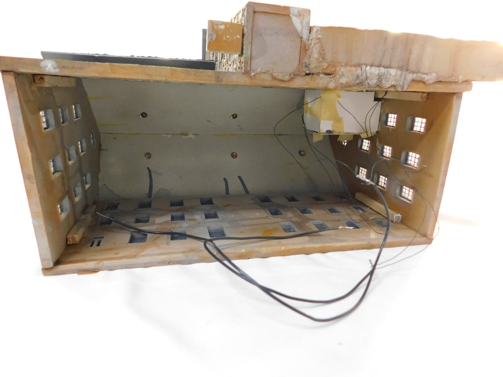 HO Scale 'Grimy Old' Woolen Mill Built Kit with Lights, Handmade5
