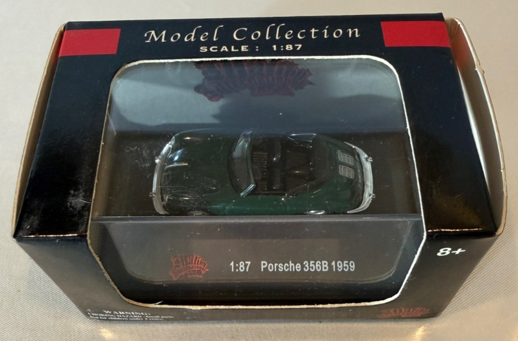 Malibu International 1959 Green Porsche 356B  in 1/87 HO Scale 3