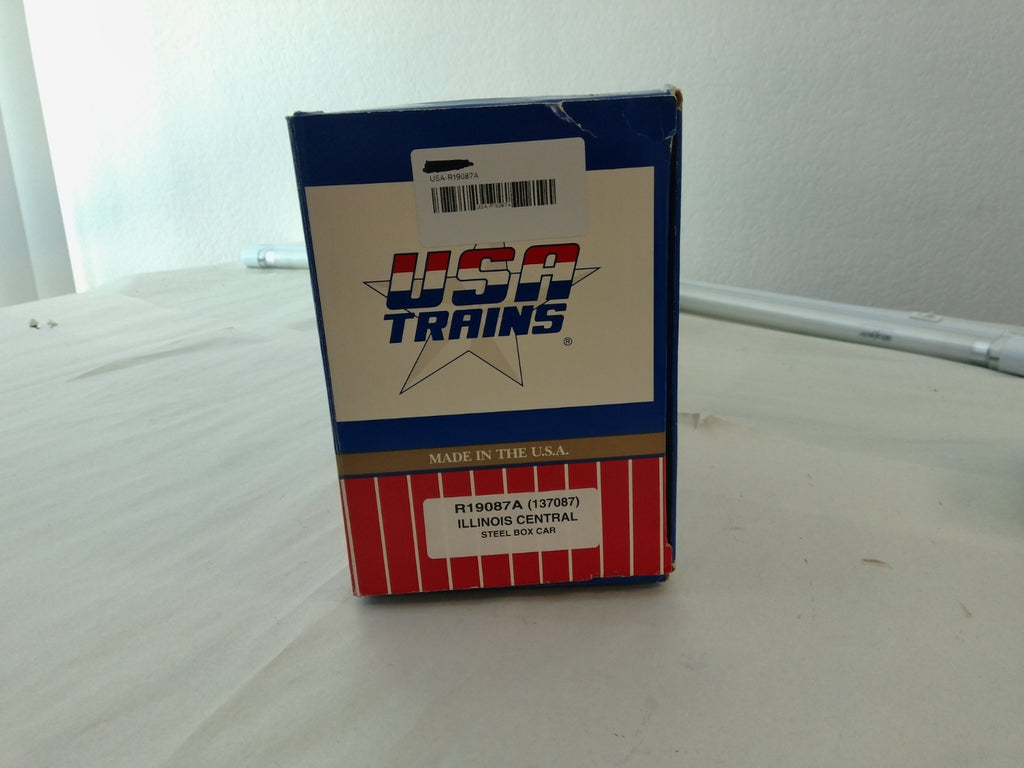 USA Trains R19087A G Scale Steel Box Car Illinois Central #1970873