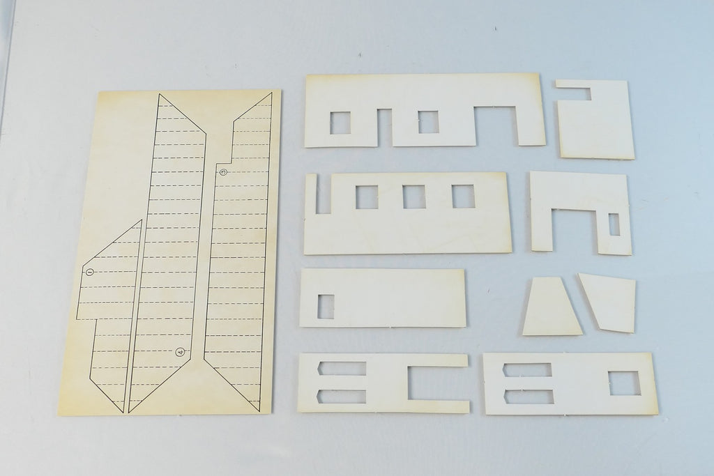 Victorian Station K-115 HO Scale Structure Craftsman type Kit1