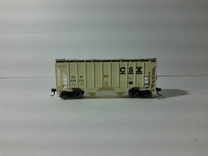 Walthers 910-7981 HO Scale 37' 2980 CU FT 2-Bay Covered Hopper CSX #242121