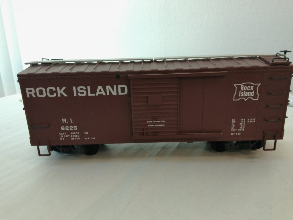 USA Trains R19104A G Scale Steel Box Car Rock Island #62251