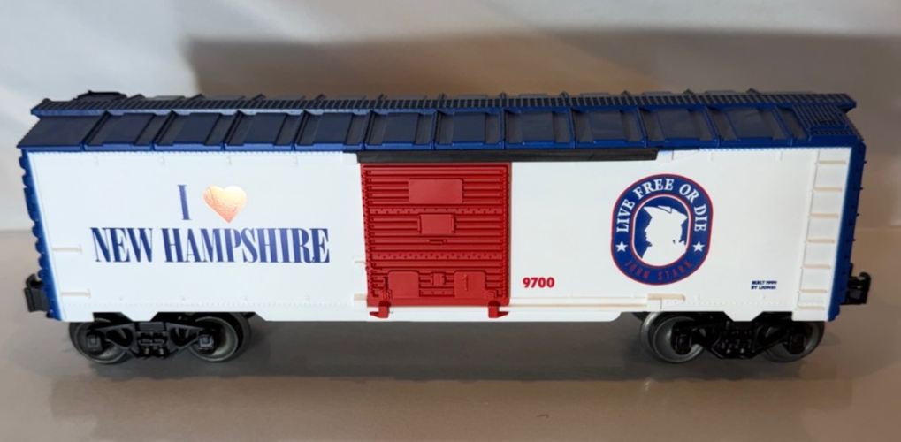 Lionel 19970 - O Scale I Love New Hampshire Boxcar1