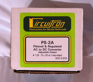 Circuitron, All Scales, 800-5305 PS-2A Filtered & Regulated AC to DC