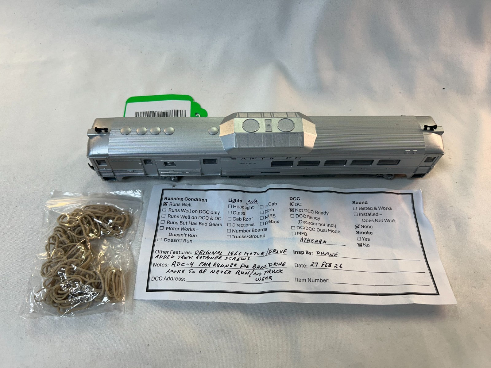 Athearn 2176 HO Scale RPO Car, Santa Fe, United States Mail, Railway Post Office5
