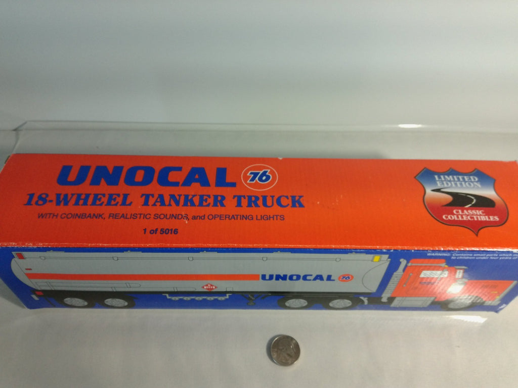 Taylor Trucks 1996 UNOCAL 76 18-Wheel Tanker Truck with Coinbank, 1 of 50164