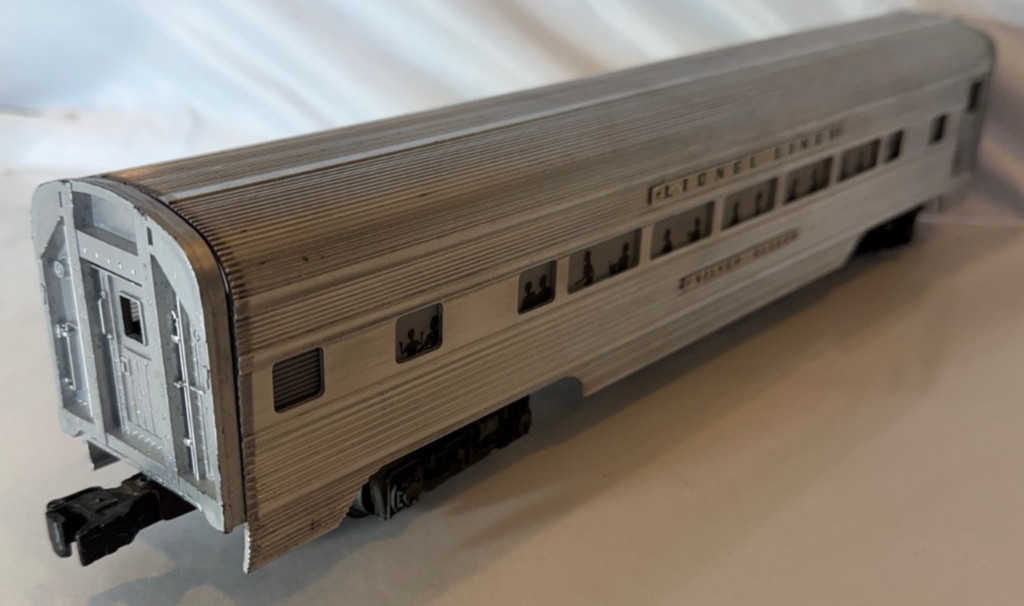 Vintage 1960 Lionel Lines Silver Bluff Aluminum Observation Car # 25342