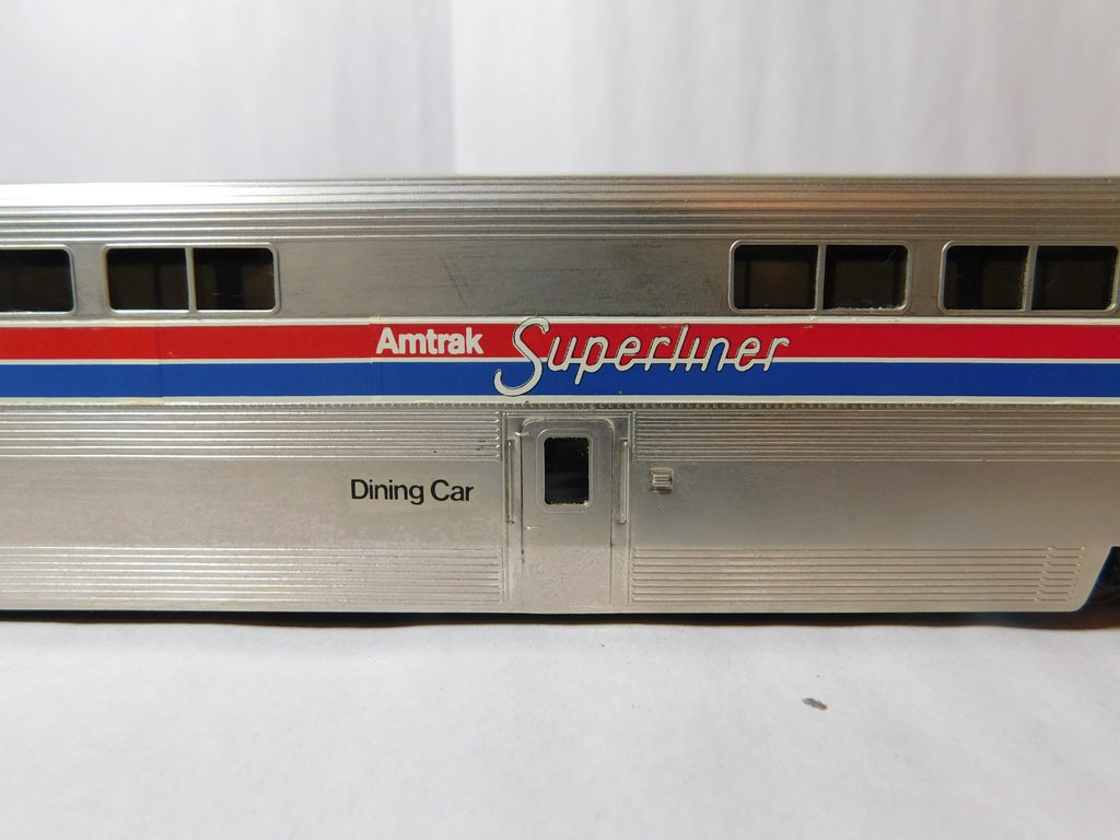 PFM Samhongsa PH II DC HO Scale Amtrak Superliner, Dining Car #38027 BRASS4