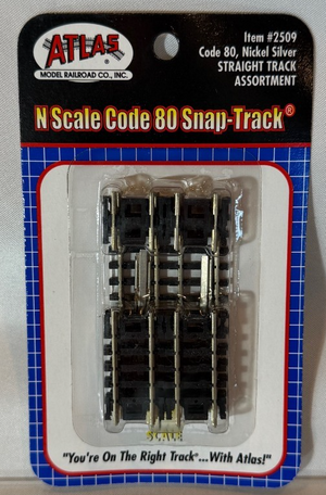 Atlas 2509 - N Scale Code 80 Snap Track Assorment
