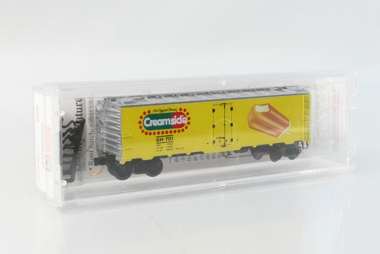 Micro Trains 59070 N Scale Creamsicle 701 40' Steel Ice Reefer Rolling Stock8