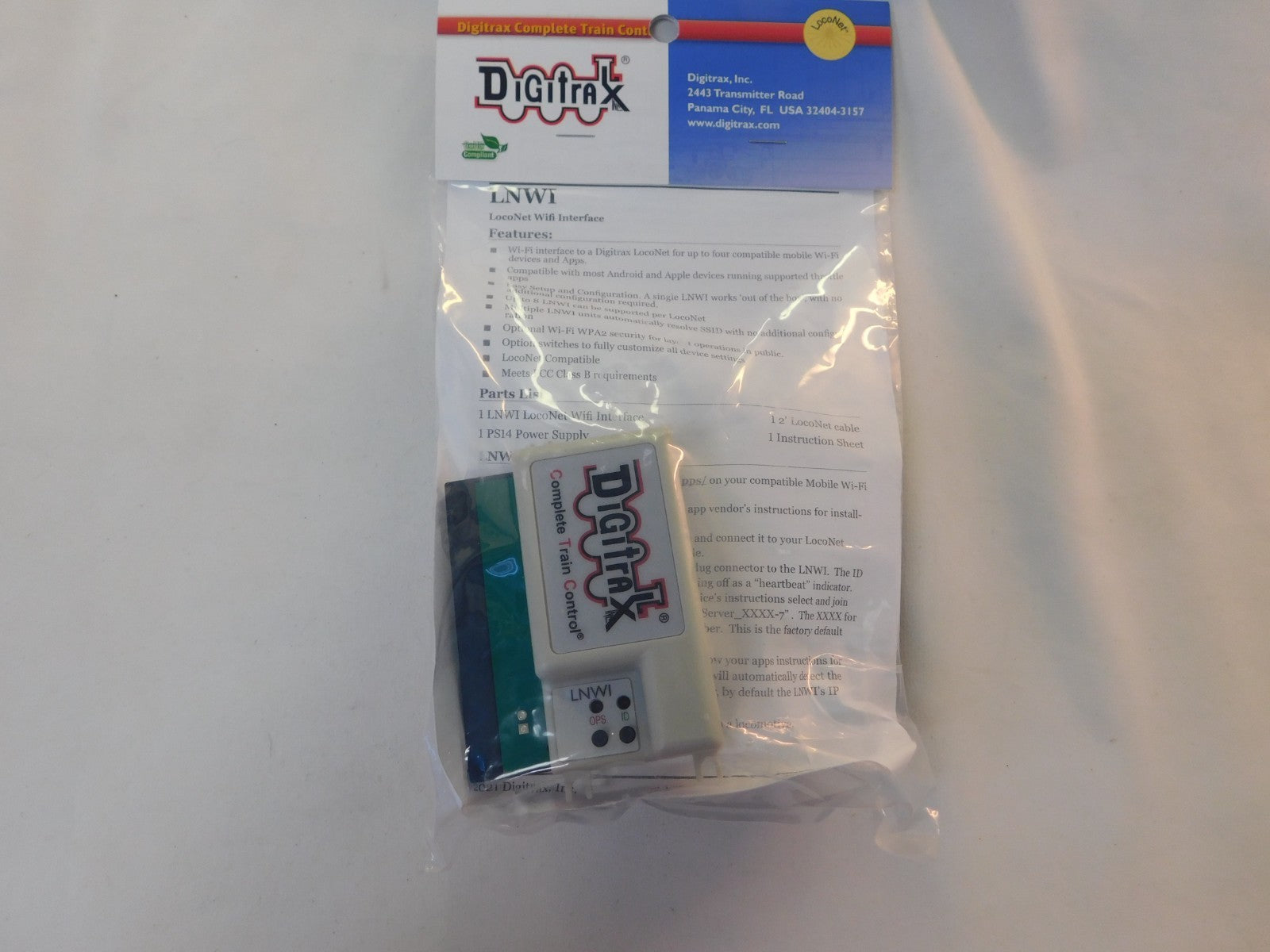 Digitrax LNWI LocoNet Wifi Interface0
