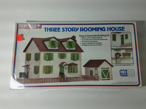 Life Like 1341 HO Scale Three Story Rooming House