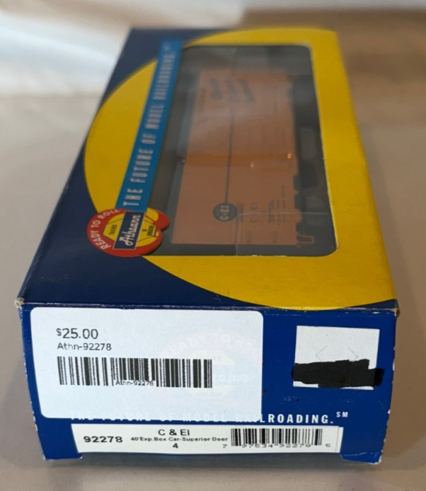 ATHEARN 40' BOX CAR CHICAGO & ST LOUIS SOUTHWEST HO SCALE 922785