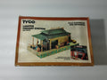 Tyco 906 HO Scale Lighted Freight Station Fully Assembled And Decorated0