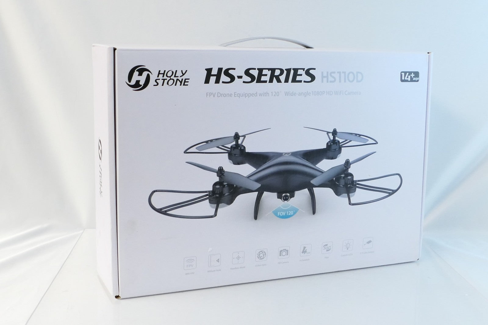 Holy Stone - FPV Drone HS110D w/ 120 Degree Wide-Angle 1080P HD WiFi Camera4