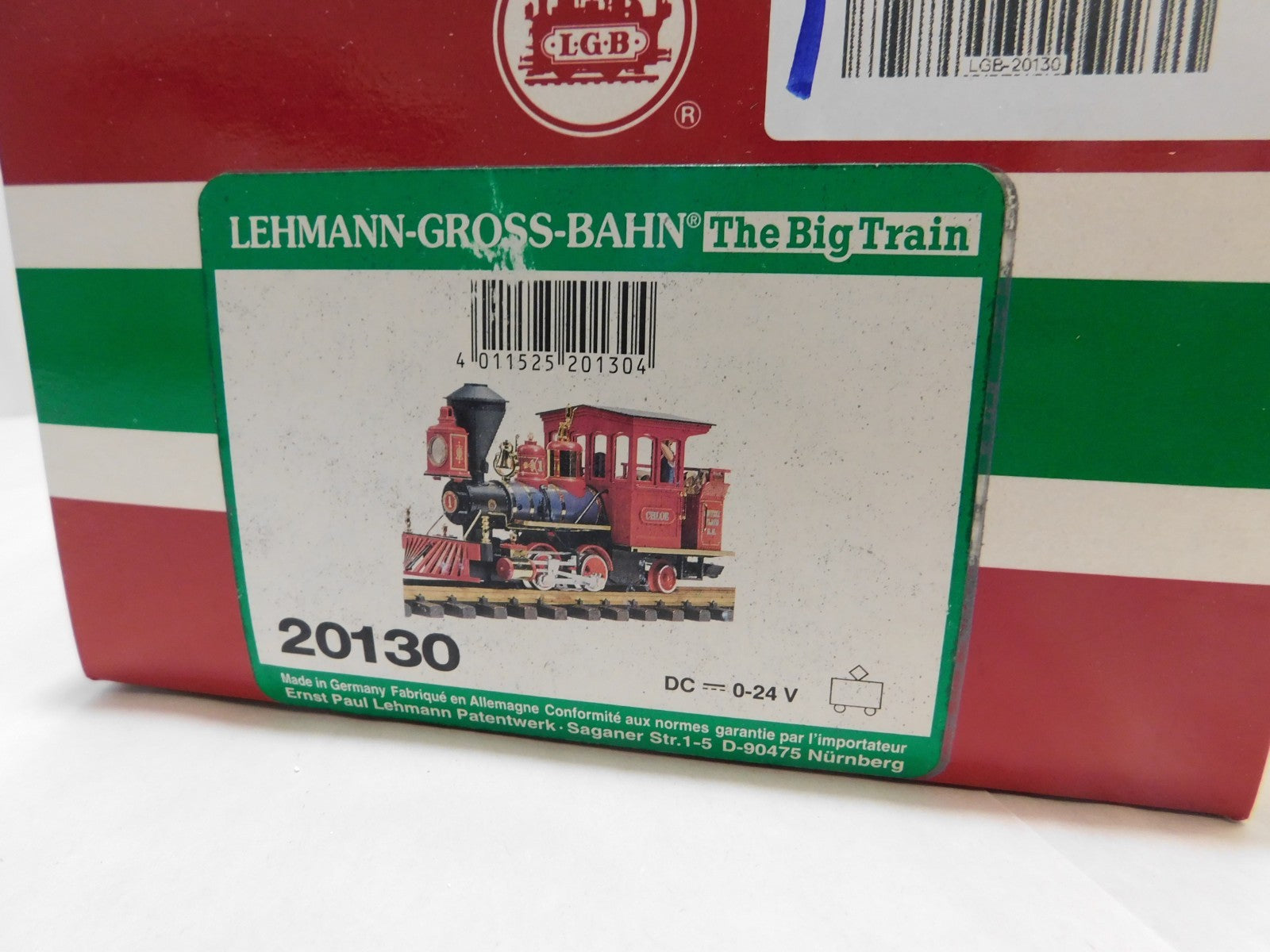 LGB Trains 20130 G Scale Grizzy Flats Chloe Steam Locomotive1