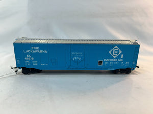 Bachmann 43-1010-G4 HO Scale 51' Steel Plug Door Box Car, Erie Lackawanna #6827