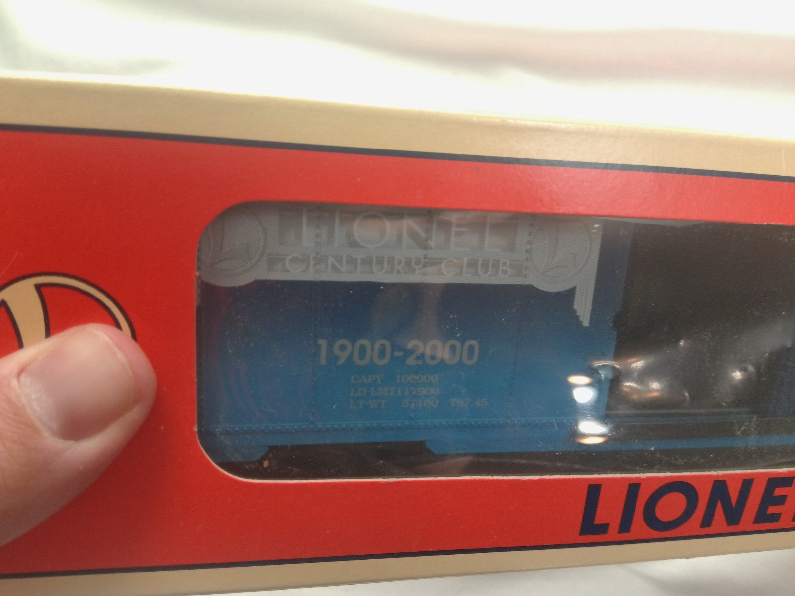 Lionel O Gauge Century Club Boxcar - Used With Box - Freight Rolling Stock2