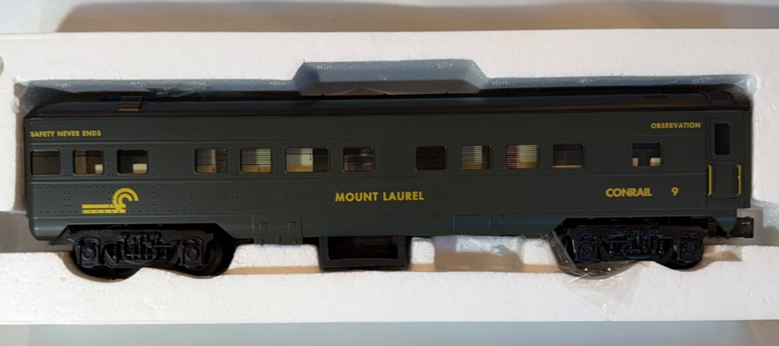 K-LINE K4507-0009 - O Scale Conrail Streamliner Observation Passenger Car1