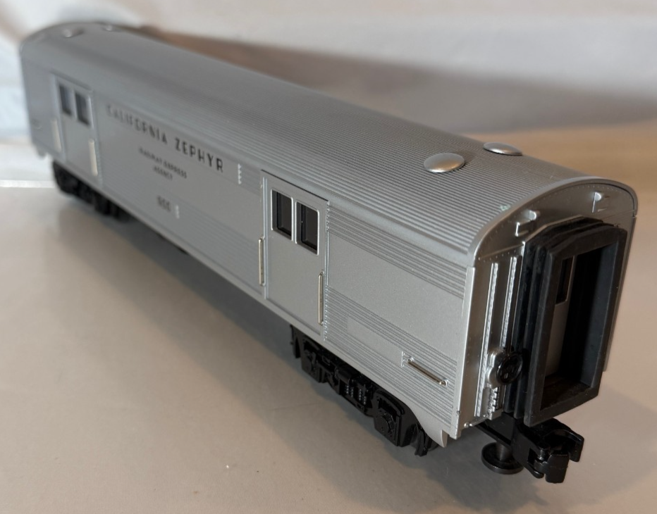 Rail King MTH O-27 Streamlined Passenger Car California Baggage Car RK-60503