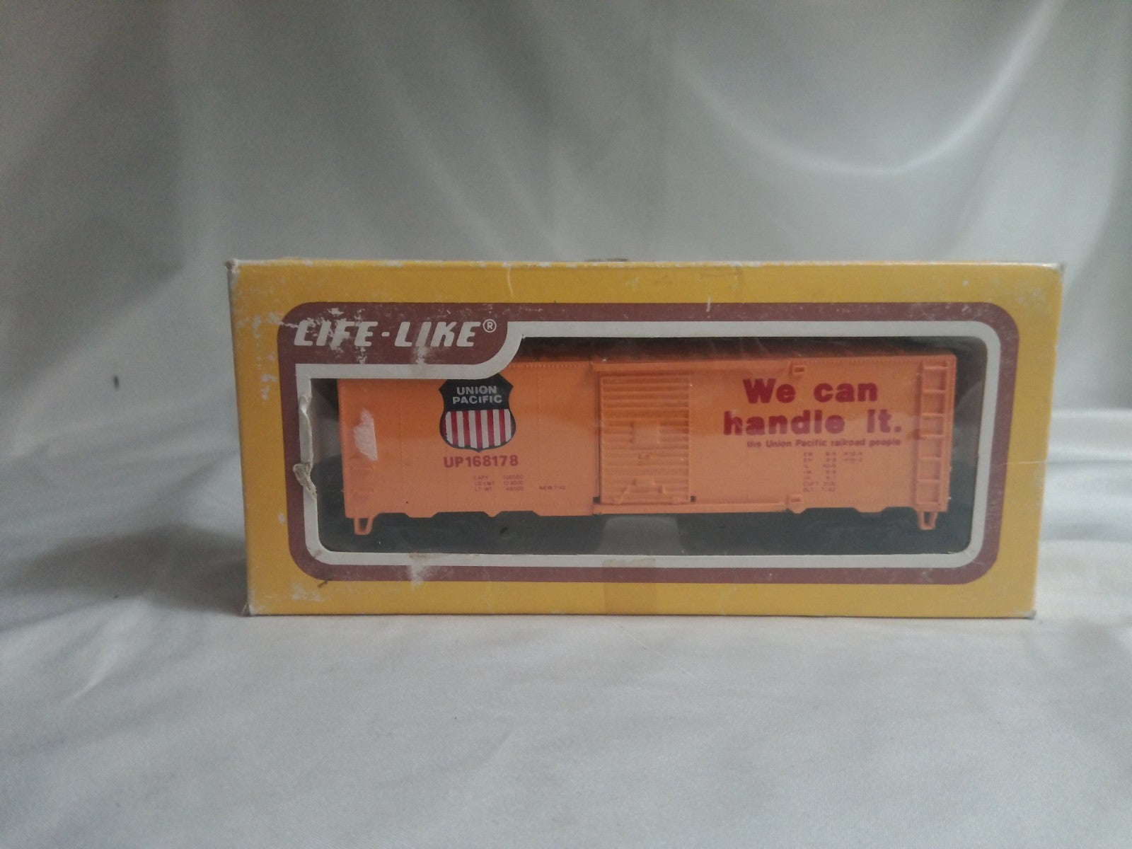 Life-Like HO Scale Union Pacific 40' Boxcar UP 168178 Boxed0