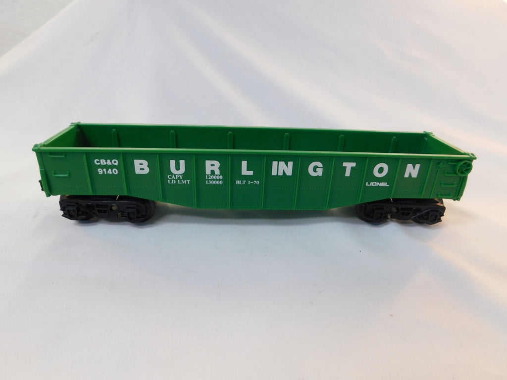 Lionel 6-9140 O Gauge Gondola, Burlington, CB&OQ #91400