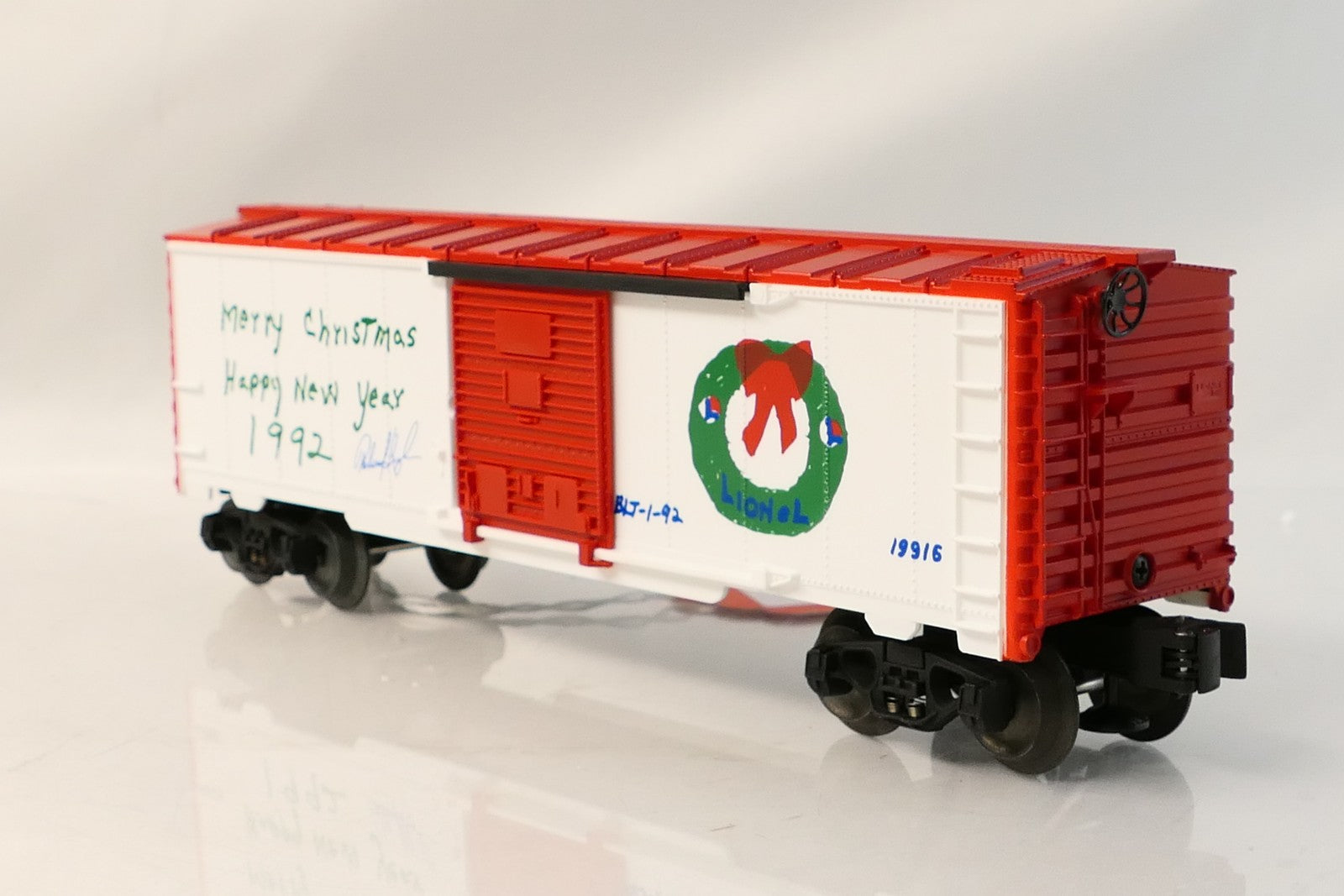 Lionel 19916 - O Scale 1992 Employee Christmas Boxcar2
