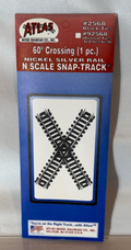 Atlas 2568 - N Code 60° Crossing Track Nickel Silver Rail0