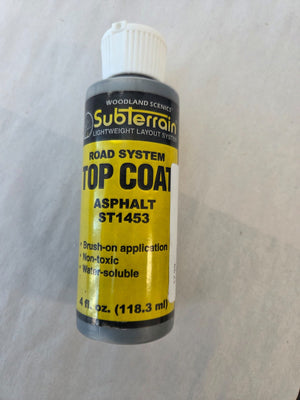 Woodland Scenics #ST1453 Subterrain Road System Top Coat "Asphalt"