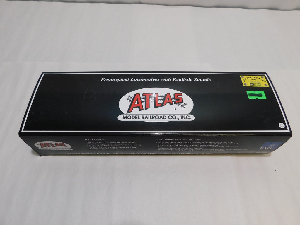 Atlas 10-004-038 HO Scale GP40 Diesel Locomotive, DCC+Sound, Santa Fe #29641