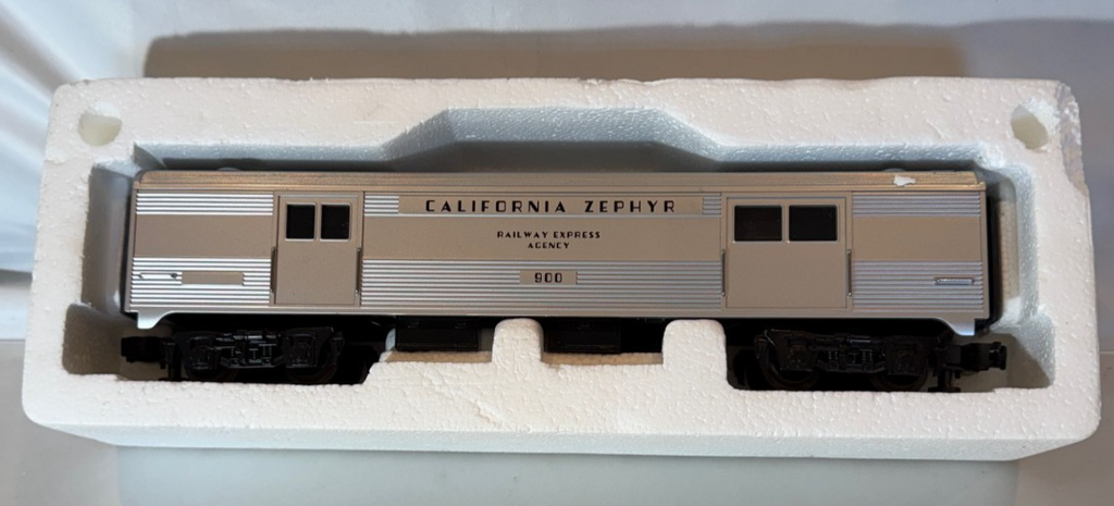 Rail King MTH O-27 Streamlined Passenger Car California Baggage Car RK-60501