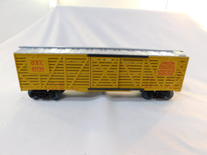 KMT 47729 O Gauge Union Pacific Stock Car, Livestock Dispatch O.S.L. #47729