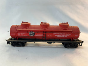AHM 5480M HO Scale Red 3-Dome Tank Car Paper Makers Chem HPCX #3845